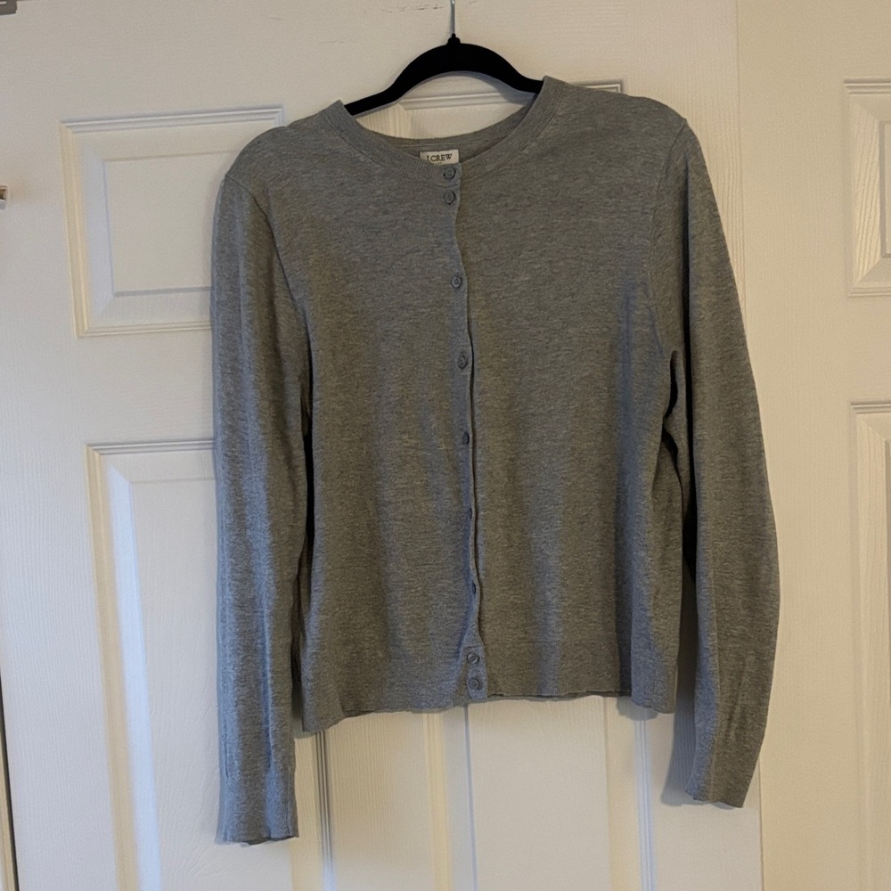 J Crew Light Gray Women's Cardigan